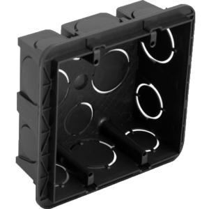 Caixa de PVC 4x4 de Embutir Preta Pial 689045