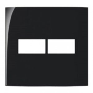 Placa 4x4 2 Postos Sem Suporte Ebony 15911 - Margirius