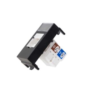 Modulo Sleek RJ45 Cat5E 16045 - Margirius - Preto